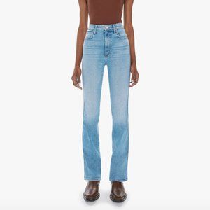 MOTHER Denim High Waisted Smokin' Double Heel